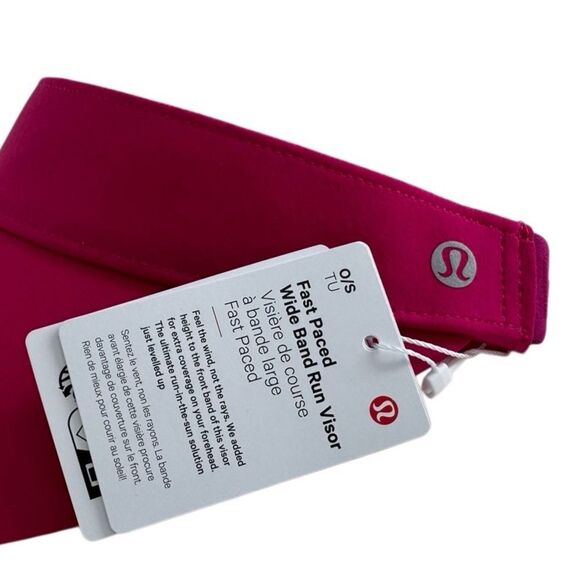 Lululemon Womens Fast Paced Wide Band Running Visor Passionate main image 8